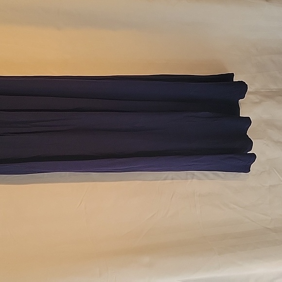 Calvin Klein Navy Blue Maxi Dress with Gathered Empire Waist, Size: 6 - Picture 3 of 8